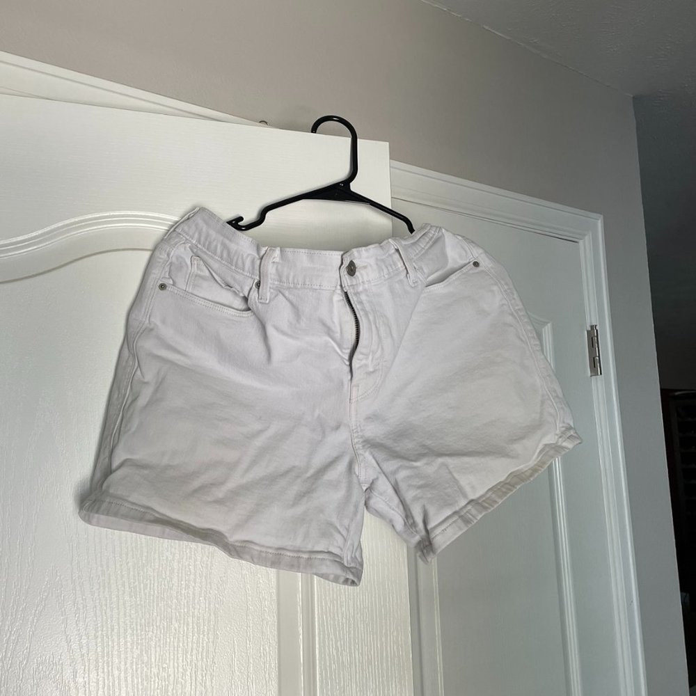 Levi's Women's White Denim Shorts